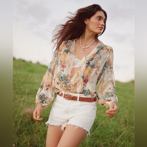 NWT AGOLDE Parker Denim Fray Shorts Sizes 30